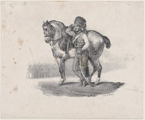 A huszár trombita alkotó: Theodore Gericault