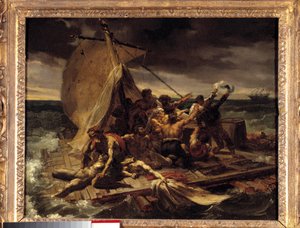 A Meduse Premiere vázlatainak tutaja. Theodore Gericault (1791-1824) festménye. Homályos. 0,37 X 0,46 m. alkotó: Theodore Gericault