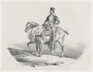 Egy postás, avagy a két befogott ló (A Postilion or The Two Harnessed Horses) alkotó: Theodore Gericault