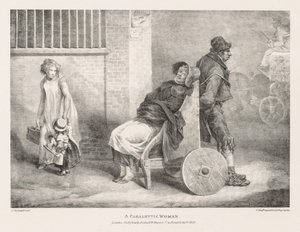 Különféle témák az életből és a kövön: Egy bénult nő alkotó: Theodore Gericault