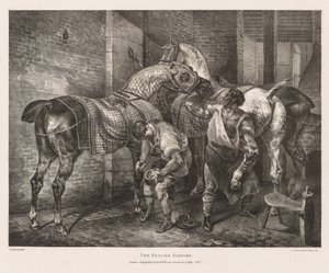 Különféle témák az életből és a kövön: Az angol patkolókovács alkotó: Theodore Gericault