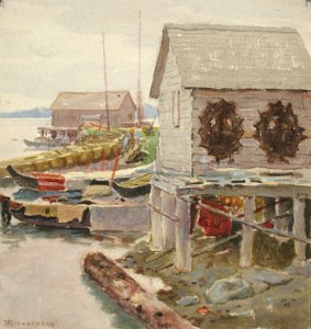 Bőrszárítás, Sitka alkotó: Theodore J. Richardson