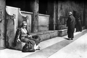 A templomban, Görögország, 1895.