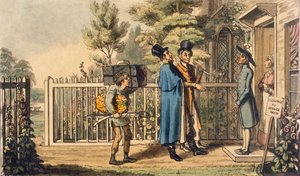 Illusztráció az "Egy színész élete" című kocsmából. 1825.