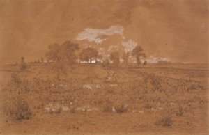 Esti táj láptal alkotó: Theodore Rousseau