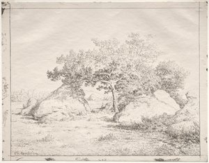 Cseresznyefa Blauban alkotó: Theodore Rousseau