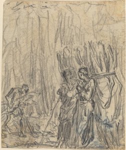 Gleaners alkotó: Theodore Rousseau