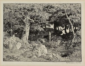 Rocks-i tölgy alkotó: Theodore Rousseau