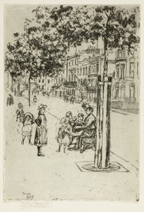Chelsea Children, Chelsea Embankment alkotó: Theodore Roussel