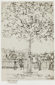 Chelsea Embankment, 1889. június, 17 óra alkotó: Theodore Roussel