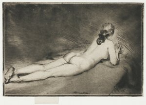 Meztelen figura fekve