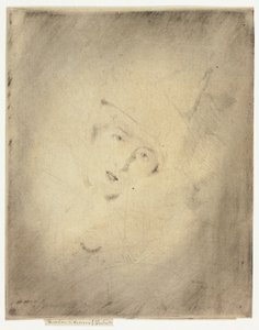 Pierrot, A hölgy portréja A. C. alkotó: Theodore Roussel
