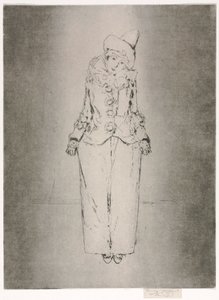 Pierrot en Pied, Lady A. C. portréja, 1888.