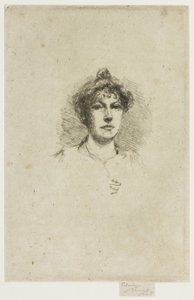 Miss Edith Austin portréja alkotó: Theodore Roussel