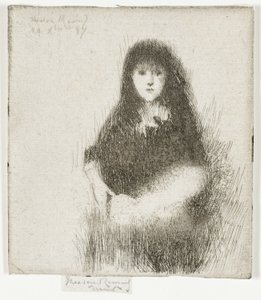 Egy spanyol kislány portréja alkotó: Theodore Roussel