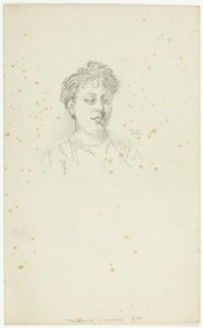 Edith Austin vázlata alkotó: Theodore Roussel