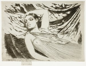 Az alvó modell vagy az alvó alkotó: Theodore Roussel
