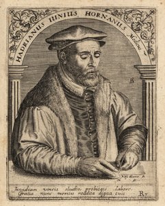 Adriaen de Jonghe holland orvos. alkotó: Theodore de Bry
