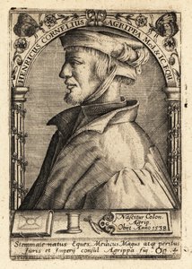 Heinrich Cornelius Agrippa von Nettesheim, német polihisztor. alkotó: Theodore de Bry