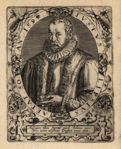Joest Lips, flamand filológus. alkotó: Theodore de Bry