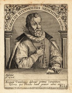 Karl von Utenhove flamand tudós és költő. alkotó: Theodore de Bry