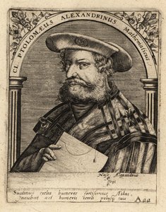 Nicolaus Germanus német térképész. alkotó: Theodore de Bry
