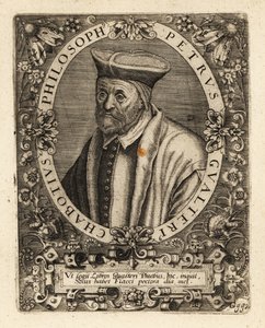 Pierre Gautier Chabot francia humanista író. alkotó: Theodore de Bry