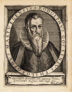 Idősebb Rudolph Goclenius, német skolasztikus filozófus. alkotó: Theodore de Bry