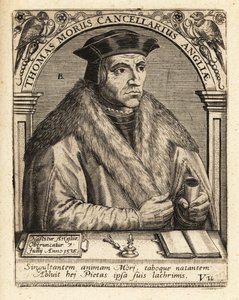 Sir Thomas More, angol ügyvéd. alkotó: Theodore de Bry