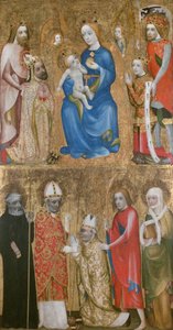 Jan Ocko vlasimi érsek fogadalmi festménye, 1370 körül alkotó: Theodoric of Prague,