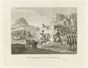 Mons elfoglalása, 1792 Mons felvétel, Dumourier 1792 (cím a tárgyon)