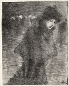 Egy elhaladó nő alkotó: Théophile Alexandre Steinlen