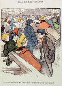 Bals and Bastringues: Vajon Miss megtisztel velem, hogy izzadjon egyet? Steinlen „Az életben” című könyvében alkotó: Théophile Alexandre Steinlen