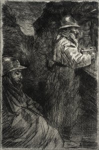 A laktanyában alkotó: Théophile Alexandre Steinlen