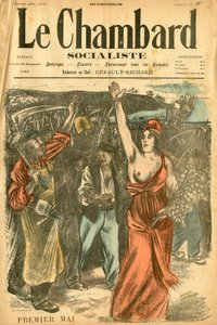 A szocialista Chambard, 72. szám, Szatirikus színekben alkotó: Théophile Alexandre Steinlen