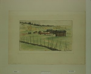 [Norvégiai táj] alkotó: Théophile Alexandre Steinlen