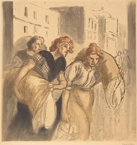 Visszatérés a Mosóházból alkotó: Théophile Alexandre Steinlen
