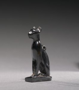 Bastet amulettje, ie 1069-715 körül (hematit) alkotó: Third Intermediate Period Egyptian