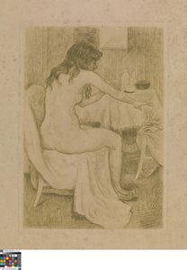 Az ember vécéjének elkészítése alkotó: Théo van Rysselberghe
