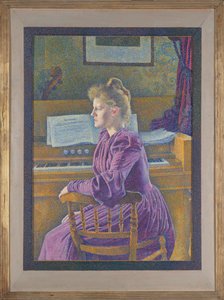 Maria Sèthe a Harmoniumban alkotó: Théo van Rysselberghe