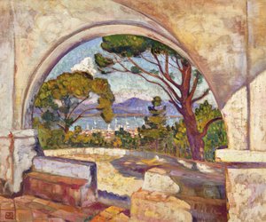 Saint Tropez, Kilátás a Szent Kápolnára, 1920 körül
