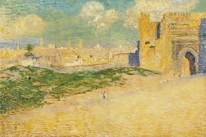 A Mansur-kapu Meknesben, Marokkóban alkotó: Théo van Rysselberghe
