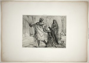 Away!, hetedik lemez az Othellóból. alkotó: Théodore Chassériau
