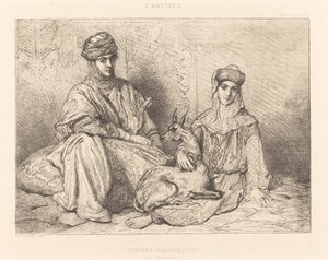 Konstantin mór asszonyai alkotó: Théodore Chassériau