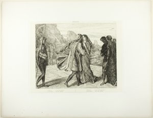 O My Fair Warrior!, 5. lemez (2. felvonás, 1. jelenet) az Othello-ból alkotó: Théodore Chassériau