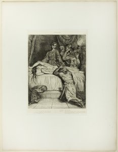 Ó! Ó! Ó, tizennégy tányér az Othello-tól alkotó: Théodore Chassériau