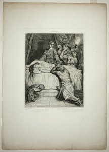 Oh! Oh! Oh! Oh!, tizennégyes tábla az Othellóból. alkotó: Théodore Chassériau