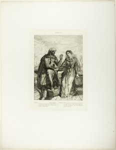 She Thank’d Me, 2. lemez (1. felvonás, 3. jelenet), az Othello-ból alkotó: Théodore Chassériau