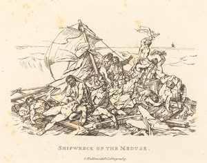 A Meduse hajótörése alkotó: Théodore Gericault and Nicolas Toussaint Charlet