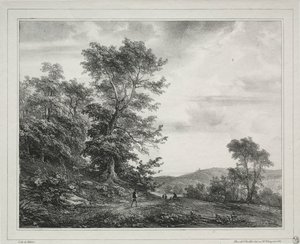 Táj alakokkal, 1817. alkotó: Jean Antoine Theodore Gudin